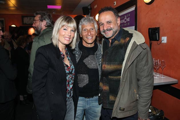 Mélanie Page, her husband Nagui and Yannig Samot backstage at the Alzheimer s Research Foundation Paris 2026 gala evening at the Olympia on March 30, 2026 Rindoff Borde Bestimage Backstage at the Alzheimer s Research Foundation Paris 2026 gala evening at the Olympia on March 30, 2026 Paris France  Copyright: xRINDOFF-BORDEx xBESTIMAGExRINDOFF-BORDEx xBESTIMAGEx
