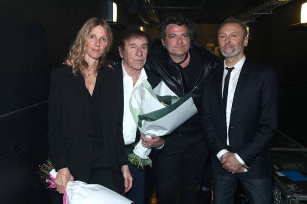 Exclusive Sandrine Kiberlain, Alain Souchon, Matthieu Chedid et Pierre Souchon en backstage lors de la soirée de gala de la Fondation Recherche Alzheimer Paris 2026 à lOlympia le 30 mars 2026 Rindoff Borde Bestimage Exclusive No web en Suisse Belgique Backstage at the Alzheimer s Research Foundation Paris 2026 gala evening at the Olympia on March 30, 2026 Paris France  Copyright: xRINDOFF-BORDEx xBESTIMAGExRINDOFF-BORDEx xBESTIMAGEx