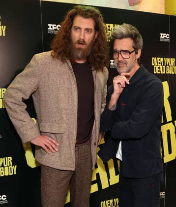 Los Angeles CA March 30: Rhett McLaughlin, Link Neal, at the Los Angeles Premiere Of Over Your Dead Body at Vidiots in Los Angeles on March 3, 2026- Credit: Faye AdMedia Los Angeles USA - ZUMAa123 20260330_zaa_a123_184 Copyright: xADx