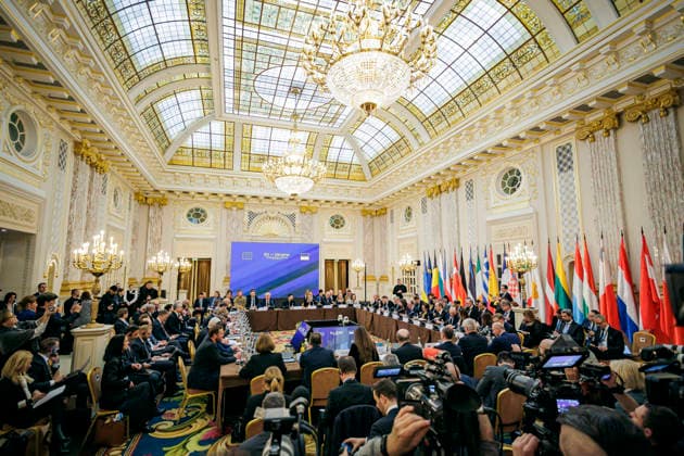 Johann Wadephul (CDU), Bundesaussenminister, nimmt in Kyjiw am informellen Rat fuer Auswaertige Angelegenheiten teil. Kyjiw, 31.03.2026. Fotografiert im Auftrag des Auswaertigen Amtes Kyjiw Ukraine *** Johann Wadephul CDU , Federal Foreign Minister, attends the informal Foreign Affairs Council in Kyiv Kyiv, 31 03 2026 Photographed on behalf of the Foreign Office Kyiv Ukraine Copyright: xThomasxTrutschel AAx