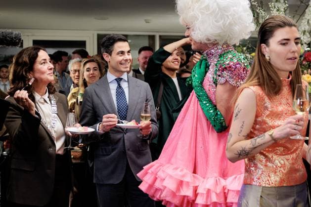 AMSTERDAM - Mayor Femke Halsema and Prime Minister Rob Jetten during 25 years of universal marriage . On this occasion, three couples exchanged vows. RAMON VAN FLYMEN ANP netherlands out - belgium out  Copyright: xx x554837427x originalFilename: 554837427.jpg