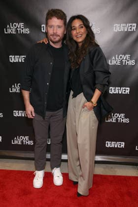 Los Angeles CA March 31: Kevin Connolly & Emmanuelle Chriqui at the Premiere of A Love Like This held at the UTA Theatre on March 31, 2026 Copyright: xAdMedia MediaPunchx