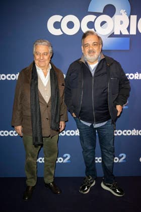 Cocorico 2 Premiere - Paris Didier Bourdon and Christian Clavier during the premiere of COCORICO 2 in Paris on March 31, 2026. Photo by Eliot Blondet ABACAPRESS.COM Paris France France  Copyright: xBlondetxEliot ABACAx