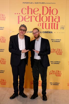 News - Photocall Che Dio perdona a tutti Carlos Hipolito during Photocall Che Dio perdona a tutti , News in Rome, Italy, March 31 2026 Rome Cinema Barberini Italy Copyright: xMassimoxLanduccix xLiveMediax LPN_2371846