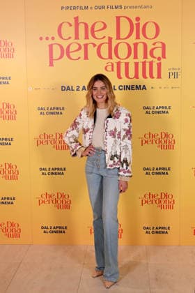 News - Photocall Che Dio perdona a tutti Giusy Buscemi during Photocall Che Dio perdona a tutti , News in Rome, Italy, March 31 2026 Rome Cinema Barberini Italy Copyright: xMassimoxLanduccix xLiveMediax LPN_2371870