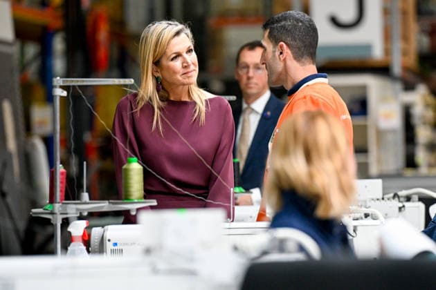 Queen Maxima visits association for circular initiatives. Hoogeveen. The Netherlands. 1 Apr 2026 Queen Maxima during a visit to Vepa, manufacturer of sustainable office furniture. Vepa is part of the Fair Furniture Group and helps organizations with their circular design. Furniture and individual parts are assessed in Vepa s Circular Center, saved, dismantled and renovated. Hoogeveen The Netherlands  Copyright: xDPPA EMx