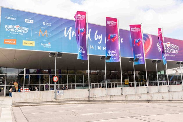 20260401 Lokalaugenschein bei Vorbereitungen zur Sicherheit beim Eurovision Song Contest WIEN, OESTERREICH - APRIL 1: Stadthalle beim Lokalaugenschein - bei Vorbereitungen zur Sicherheit beim Eurovision Song Contest in der Wiener Sradthalle am 1. April 2026 in Wien, Oesterreich. 260401_SEPA_10_015 Copyright: xMichaelxIndrax SEPAxMedia