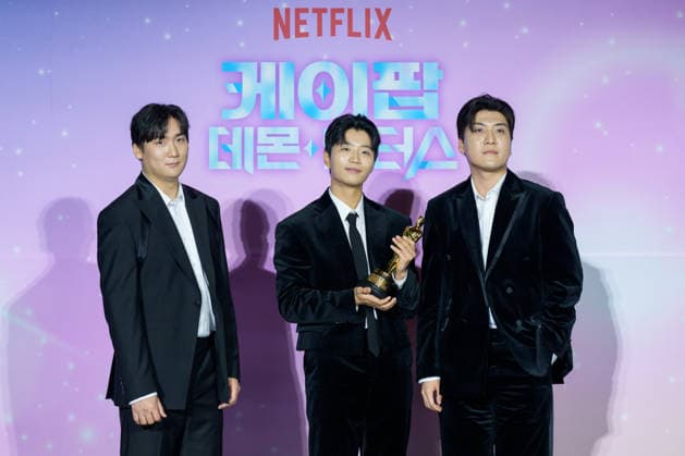 Netflix film KPop Demon Hunters press conference SEOUL, SOUTH KOREA, APR 01: South Korean producing team IDO during Netflix film KPop Demon Hunters press conference at the CGV in Seoul, South Korea, on April 01, 2026. Seoul the CGV South Korea 8266_286872 Copyright: xStevexChoxKyewoong PentaxPressx