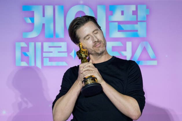 Netflix film KPop Demon Hunters press conference SEOUL, SOUTH KOREA, APR 01: American filmmaker Chris Appelhans during Netflix film KPop Demon Hunters press conference at the CGV in Seoul, South Korea, on April 01, 2026. Seoul the CGV South Korea 8266_286875 Copyright: xStevexChoxKyewoong PentaxPressx