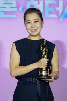 Netflix film KPop Demon Hunters press conference SEOUL, SOUTH KOREA, APR 01: South Korean and Canadian director Maggie Kang during Netflix film KPop Demon Hunters press conference at the CGV in Seoul, South Korea, on April 01, 2026. Seoul the CGV South Korea 8266_286888 Copyright: xStevexChoxKyewoong PentaxPressx