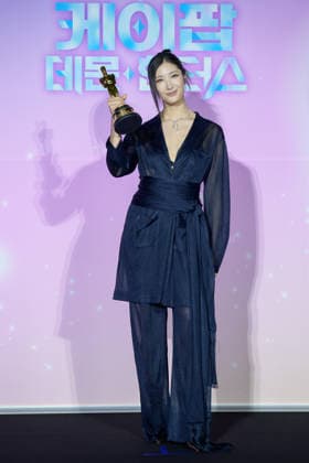 Netflix film KPop Demon Hunters press conference SEOUL, SOUTH KOREA, APR 01: South Korean and American singer and songwriter Kim Eun-jae (EJAE) during Netflix film KPop Demon Hunters press conference at the CGV in Seoul, South Korea, on April 01, 2026. Seoul the CGV South Korea 8266_286902 Copyright: xStevexChoxKyewoong PentaxPressx
