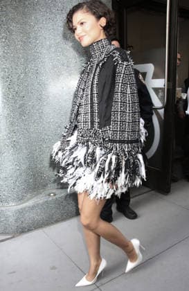 NEW YORK, NY- APRIL 1: Zendaya seen at ABC studios in New York City on April 1, 2026. Copyright: xRW MediaPunchx