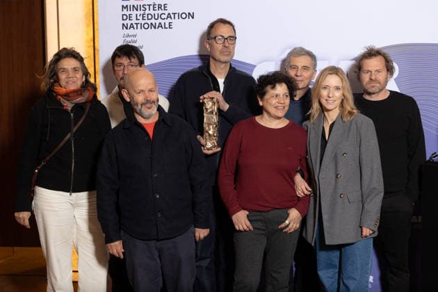 Dossier 137 Paris Film Premiere Barbara Letellier, Laurent Rouan, Gilles Marchand, Dominik Moll, Rym Debbarh-Mounir, Thierry Verrier, Léa Drucker and Patrick Ghiringhelli attends Dossier 137 Paris Film Premiere at Le Grand REX on April 01, 2026 in Paris, France. Photo by Nasser Berzane ABACAPRESS.COM Paris France  Copyright: xBerzanexNasser ABACAx