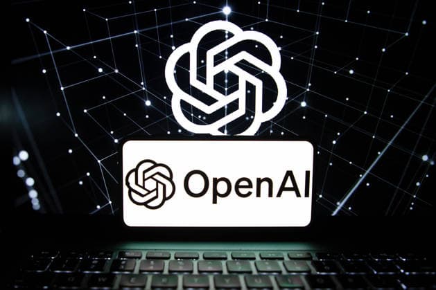 Company Logo Illustration In India - 01 Apr 2026 In this photo illustration, the Open AI logo is seen displayed on a mobile phone screen. India Copyright: xFaisalxBashirx xSOPAxImagesx 4CompanyLogo2026