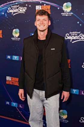 Julian Sommer bei der Preview der 22. Staffel der Castingshow DSDS 2026 im 25 hours Hotel. Köln, 01.04.2026