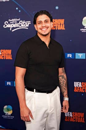 Luca Montante bei der Preview der 22. Staffel der Castingshow DSDS 2026 im 25 hours Hotel. Köln, 01.04.2026