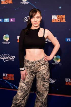 Marie Wegener bei der Preview der 22. Staffel der Castingshow DSDS 2026 im 25 hours Hotel. Köln, 01.04.2026