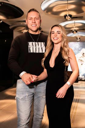 Patrick Romer und Annelie Henze bei der Preview der 22. Staffel der Castingshow DSDS 2026 im 25 hours Hotel. Köln, 01.04.2026