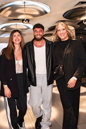 Stephie Stark, Umut Tekin und Josi Meloni bei der Preview der 22. Staffel der Castingshow DSDS 2026 im 25 hours Hotel. Köln, 01.04.2026