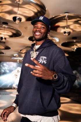 Teezy bei der Preview der 22. Staffel der Castingshow DSDS 2026 im 25 hours Hotel. Köln, 01.04.2026