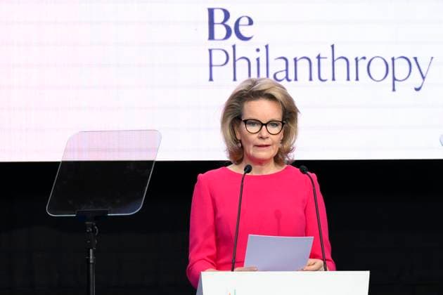 Queen Mathilde Adresses Be Philanthropy 2026 BRUSSELS, BELGIUM - APRIL 02: Queen Mathilde of Belgium pictured delivering the opening address at Be Philanthropy 2026 on April 02, 2026 in Brussels, Belgium, 02 04 2026 Brussels Belgium  Copyright: xPhilipxReynaersx