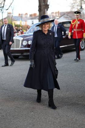 . 02 04 2026. St Asaph, United Kingdom. King Charles III and Queen Camilla at the Royal Maundy Service at St Asaph Cathedral in Wales, United Kingdom.  xStephenxLockx xi-Imagesx IIM-26678-0003