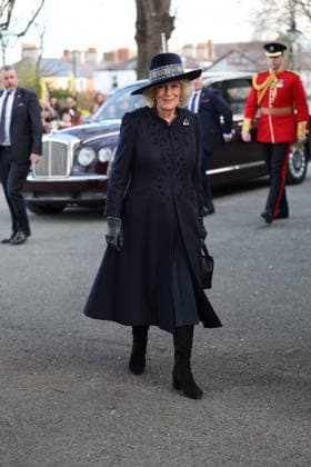 . 02 04 2026. St Asaph, United Kingdom. King Charles III and Queen Camilla at the Royal Maundy Service at St Asaph Cathedral in Wales, United Kingdom.  xStephenxLockx xi-Imagesx IIM-26678-0004