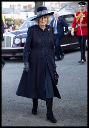 . 02 04 2026. St Asaph, United Kingdom. King Charles III and Queen Camilla arriving at the Royal Maundy Service at St Asaph Cathedral in Wales, United Kingdom.  xStephenxLockx xi-Imagesx IIM-26678-0014
