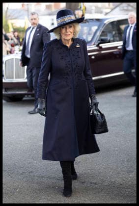 . 02 04 2026. St Asaph, United Kingdom. King Charles III and Queen Camilla arriving at the Royal Maundy Service at St Asaph Cathedral in Wales, United Kingdom.  xStephenxLockx xi-Imagesx IIM-26678-0017