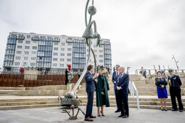 SCHEVENINGEN - Queen Maxima opens the renovated boulevard. The Scheveningen boulevard, for decades one of the best-known and most visited coastal promenades in the Netherlands, has been renewed in recent years to better accommodate the growing number of visitors and to be ready for the future. ROBIN UTRECHT ANP netherlands out - belgium out  Copyright: xx x554921206x originalFilename: 554921206.jpg