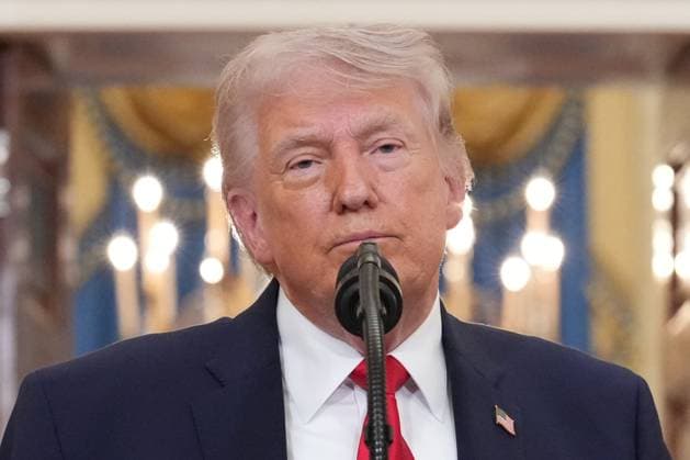 April 1, 2026, Washington, District Of Columbia, USA: United States President Donald J Trump addresses the nation to give an update of the war against Iran from the Cross Hall of the White House in Washington, DC, USA, on Wednesday, April 1, 2026 Washington USA - ZUMAs152 20260401_faa_s152_115 Copyright: xAlexxBrandonx-xPoolxviaxCNPx