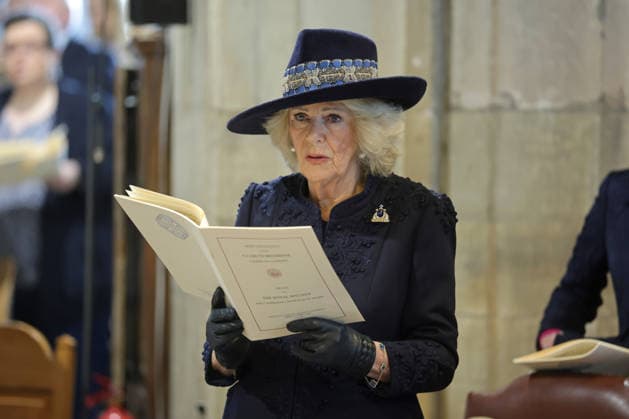 . 02 04 2026. St Asaph, United Kingdom. King Charles III and Queen Camilla at the Royal Maundy Service at St Asaph Cathedral in Wales, United Kingdom.  xi-Imagesx xPoolx IIM-26678-0058