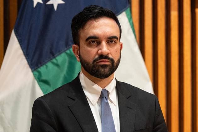 April 2, 2026, New York, New York, USA: Mayor Zohran Mamdani attends police department briefing on crime statistics for 1st quarter of the year at Police Headquarters in New York, NY on April 2, 2026. He was joined by Police Commissioner Jessica Tisch, Chief of the Department Michael LiPetri and police executives. New York USA  - ZUMAr339 20260402_znp_r339_009 Copyright: xLevxRadinx