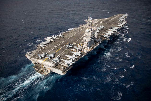 April 2, 2026, Uss Gerald R Ford, International Waters: The Ford-class aircraft carrier USS Gerald R. Ford operating in support of Operation Epic Fury, March 22, 2025, in the Eastern Mediterranean Sea. Uss Gerald R Ford International Waters - ZUMAp138 20260402_zaa_p138_081 Copyright: xMc2xTajhxPayne U.SxNavyx