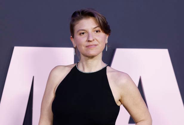 Doria Bramante arrives on the red carpet at the premiere of A24 s The Drama at Regal Union Square on Thursday, April 2, 2026 in New York City.  NYP20260402138 JOHNxANGELILLO