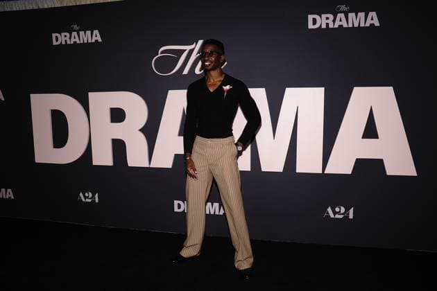 Mamoudou Athie at arrivals for THE DRAMA Premiere, Regal Union Square, New York, NY, April 02, 2026. Photo By: Kristin Callahan Everett Collection THE DRAMA Premiere PUBLICATIONXNOTxINxCANxCHNxFRAxITAxJPNxNORxPOLxRUSxESPxUKxUSA