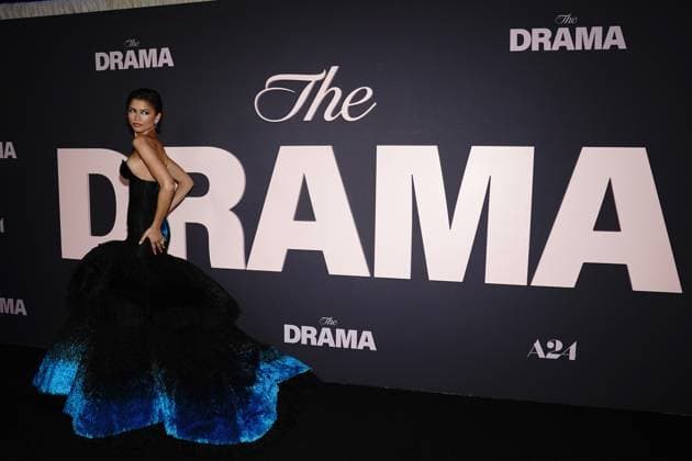 Zendaya at arrivals for THE DRAMA Premiere, Regal Union Square, New York, NY, April 02, 2026. Photo By: Kristin Callahan Everett Collection THE DRAMA Premiere PUBLICATIONXNOTxINxCANxCHNxFRAxITAxJPNxNORxPOLxRUSxESPxUKxUSA