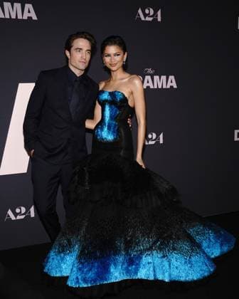 Robert Pattinson, Zendaya at arrivals for THE DRAMA Premiere, Regal Union Square, New York, NY, April 02, 2026. Photo By: Kristin Callahan Everett Collection THE DRAMA Premiere PUBLICATIONXNOTxINxCANxCHNxFRAxITAxJPNxNORxPOLxRUSxESPxUKxUSA