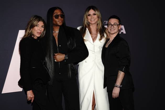 Nina GarcÃ­a, Law Roach, Heidi Klum and Christian Siriano at arrivals for THE DRAMA Premiere, Regal Union Square, New York, NY, April 02, 2026. Photo By: Kristin Callahan Everett Collection THE DRAMA Premiere PUBLICATIONXNOTxINxCANxCHNxFRAxITAxJPNxNORxPOLxRUSxESPxUKxUSA