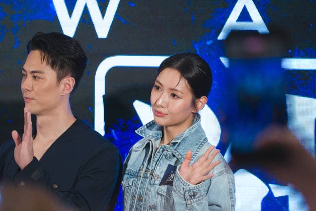 HONG KONG, CHINA - APRIL 02: Actor Kevin Chu and actress Mandy Tam attend the promotional event of film Cold War 1994 on April 2, 2026 in Hong Kong, China.  Copyright: xVCGx 111632356951