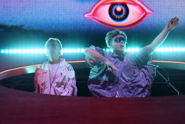 Basement Jaxx live at Royal Albert Hall, London, UK, 02 April 2026. Basement Jaxx performing live at Royal Albert Hall, London, UK, 02 April 2026., Credit:Roger Alarcon Avalon United Kingdom, London  Copyright: xRogerxAlarconx xAvalonx 1088305045