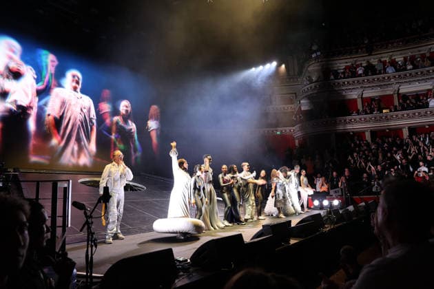 Basement Jaxx live at Royal Albert Hall, London, UK, 02 April 2026. Basement Jaxx performing live at Royal Albert Hall, London, UK, 02 April 2026., Credit:Roger Alarcon Avalon United Kingdom, London  Copyright: xRogerxAlarconx xAvalonx 1088305170