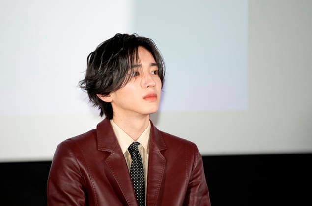 Shunsuke Michieda (Naniwa Danshi), Apr 3, 2026 : A Japanese actor and singer Shunsuke Michieda at a press conference for the movie The Last Song You Left Behind in Seoul, South Korea.  aflo_325787328