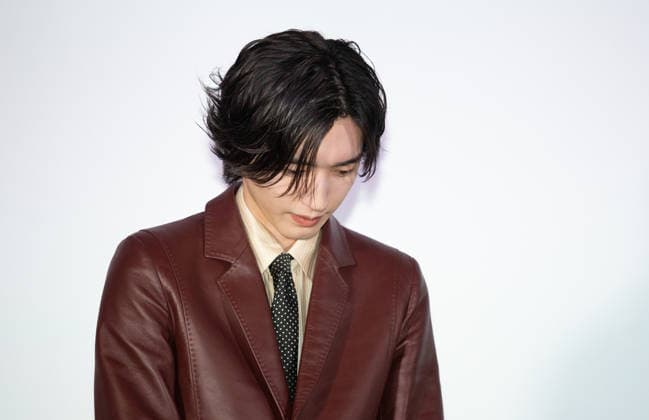 Shunsuke Michieda (Naniwa Danshi), Apr 3, 2026 : A Japanese actor and singer Shunsuke Michieda at a press conference for the movie The Last Song You Left Behind in Seoul, South Korea.  aflo_325787334