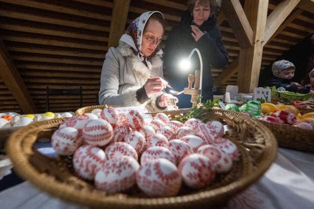 News Bilder des Tages Open-air museum Vesely Kopec, Vysocina village, Czech Republic, starts season with Easter program on Friday, April 3rd, 2026. (CTKxPhoto JosefxVostarek) CTKPhotoP2026040303877  CTKPhotoP2026040303877