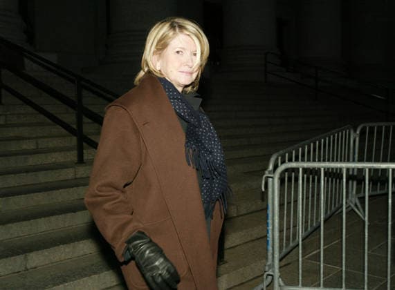 Martha Stewart Fraud Charges Dismissed Feb 27, 2004; New York, NY, USA; Domestic diva MARTHA STEWART exits Manhattan Federal Court. A judge dismissed the securities fraud charge facing her on Friday. New York NY USA Copyright: xNancyxKaszermanx