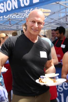 Los Angeles CA Apr 3: Joseph Gaff at the LA Mission Easter Meal Service for the homeless on April 3, 2026 Copyright: xAdMediax MediaPunchx