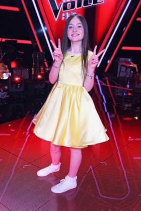 Gewinnerin Katelyn - THE VOICE KIDS FINALE 2026 im Studio Berlin Adlershof in Berlin am 03.04.2026