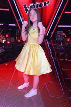 Gewinnerin Katelyn - THE VOICE KIDS FINALE 2026 im Studio Berlin Adlershof in Berlin am 03.04.2026