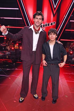 Alvaro Soler, Kandidat Fabio - THE VOICE KIDS FINALE 2026 im Studio Berlin Adlershof in Berlin am 03.04.2026